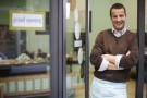 Business owner using sms marketing