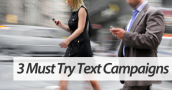 Text message marketing service