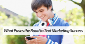 Text message marketing