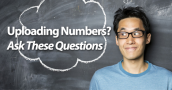 SMS marketing number upload