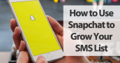 text message marketing and snapchat
