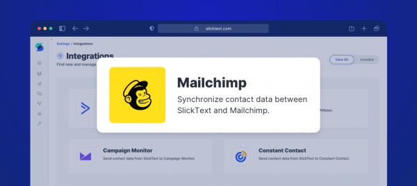 SlickText to Mailchimp native integration