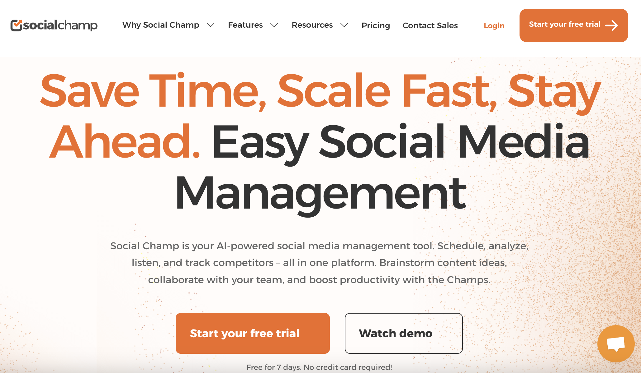 Screenshot of Social Champ marketing automation for agencies