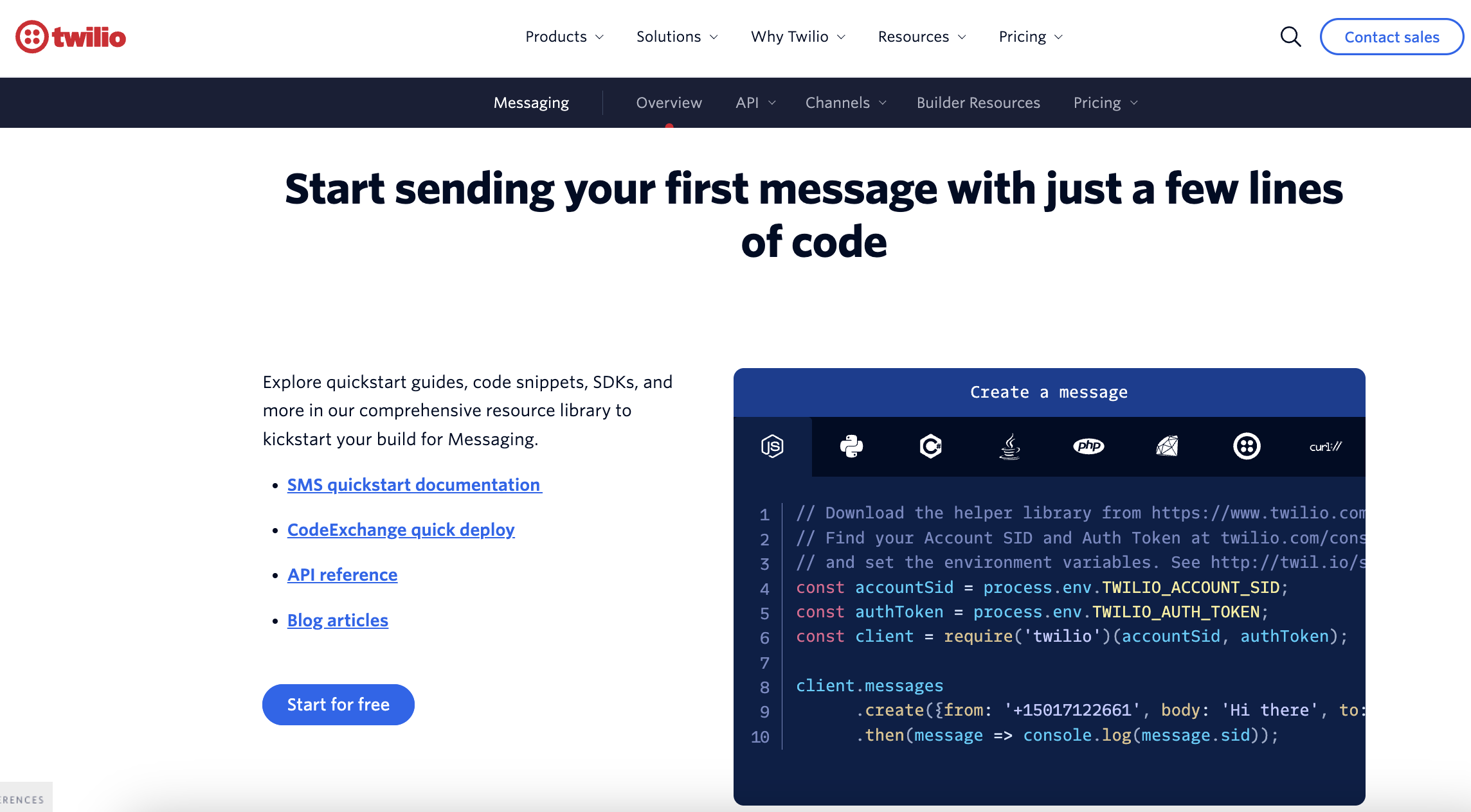 twilio service for text marketing for restaurants