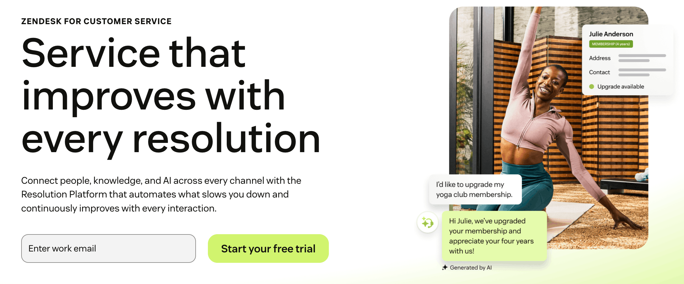 Screenshot of Zendesk - One of the Best SMS Platforms for Customer Service in 2026