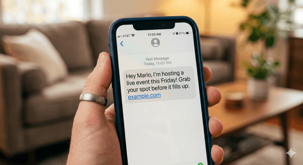 Text Message Template for Creators
